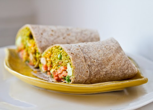 Vegan Wrap Recipes
 Curried Quinoa Wrap Avo Citrus Slaw Fuel Up Vegan Recipe