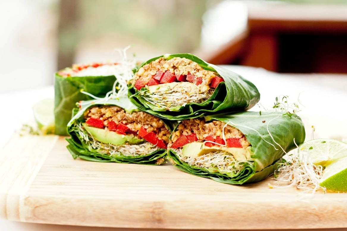 Vegan Wrap Recipes
 Raw Vegan Collard Wraps Recipe