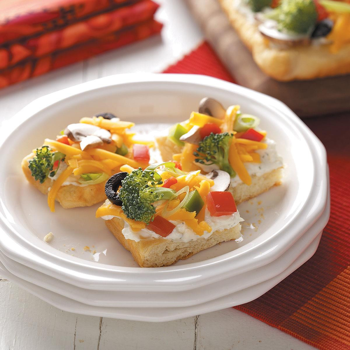 Vegetable Pizza Appetizers
 Ve able Appetizer Pizza Recipe