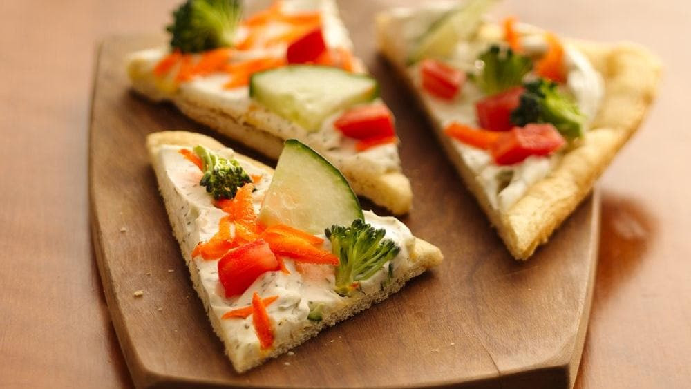 Vegetable Pizza Appetizers
 It’s an App It’s a Snack It’s Crescent Veggie Pizza