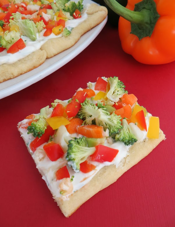 Vegetable Pizza Appetizers
 Ve able Pizza Appetizers Perfect for Gatherings and