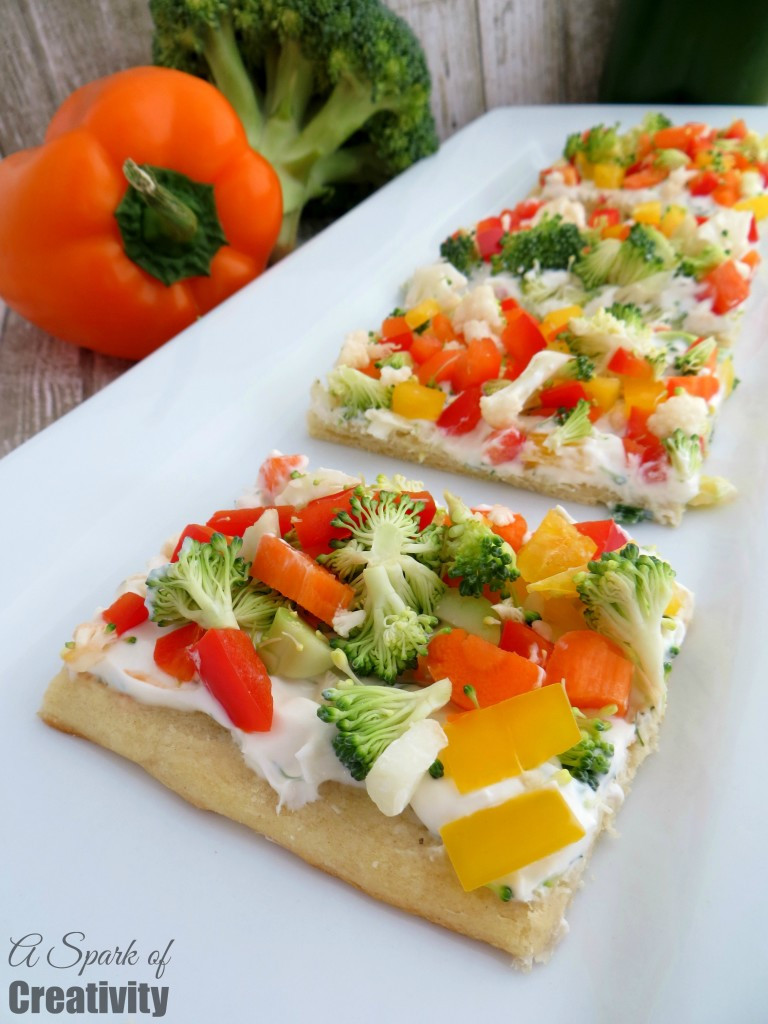 Vegetable Pizza Appetizers
 Easy Ve able Pizza Appetizer A Spark of Creativity