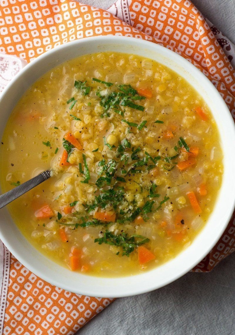Vegetarian Fall Soup Recipes
 Red Lentil Soup Recipe