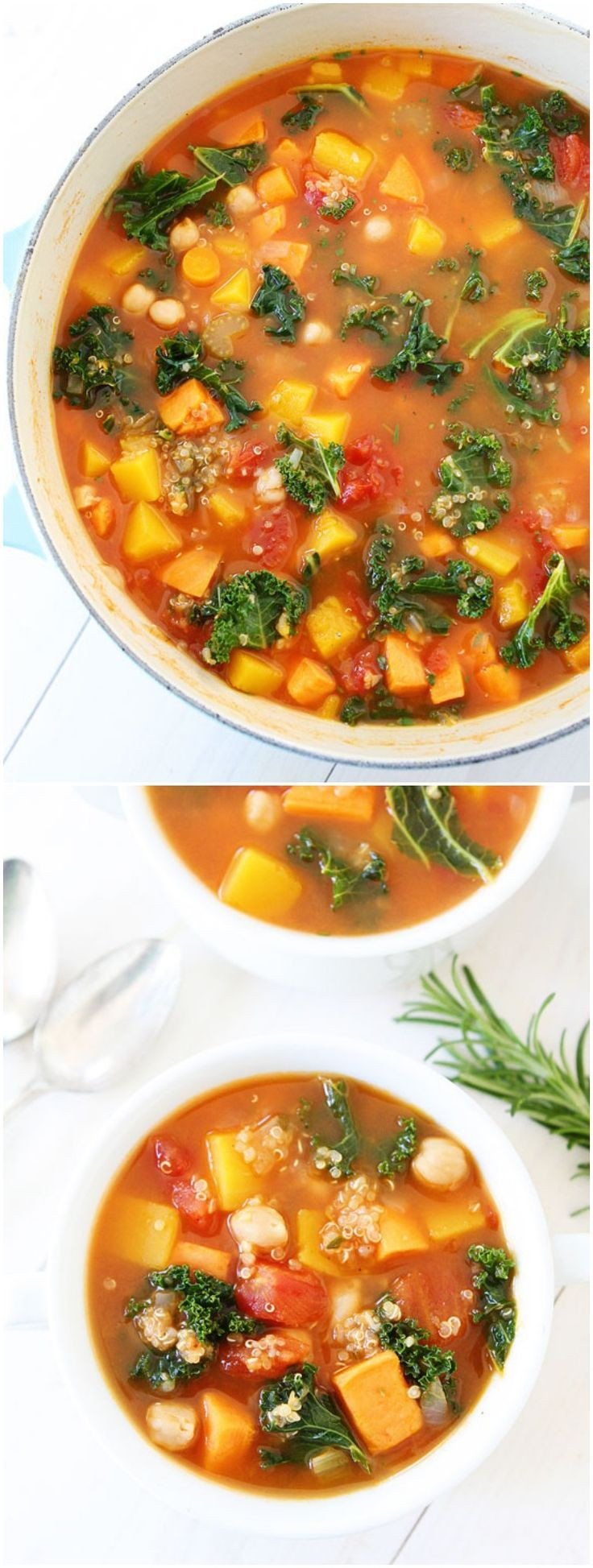Vegetarian Fall Soup Recipes
 Fall Ve able Quinoa Soup Recipe on twopeasandtheirpod