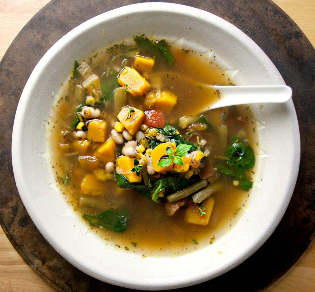 Vegetarian Fall Soup Recipes
 Fall Ve able Soup with Butternut Squash