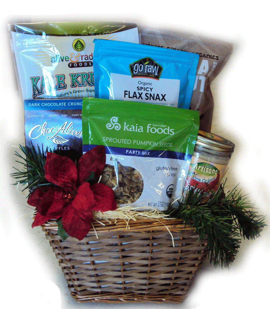 Vegetarian Gift Basket Ideas
 Raw Food Christmas Gift Basket vegan and gluten free