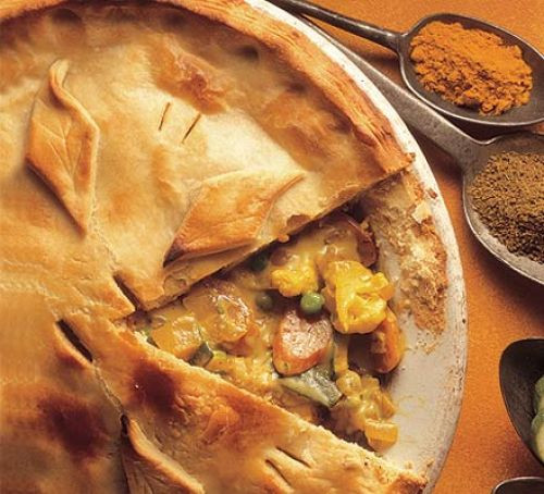Vegetarian Pie Recipes
 Curried ve able pie recipe
