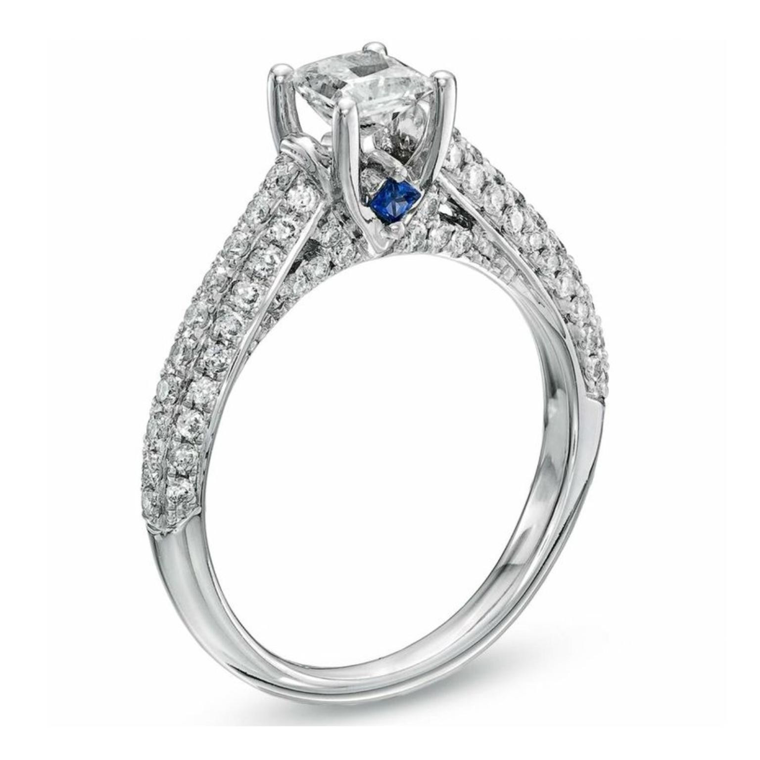 Vera Wang Princess Cut Engagement Rings
 LOVE princess cut diamond engagement ring