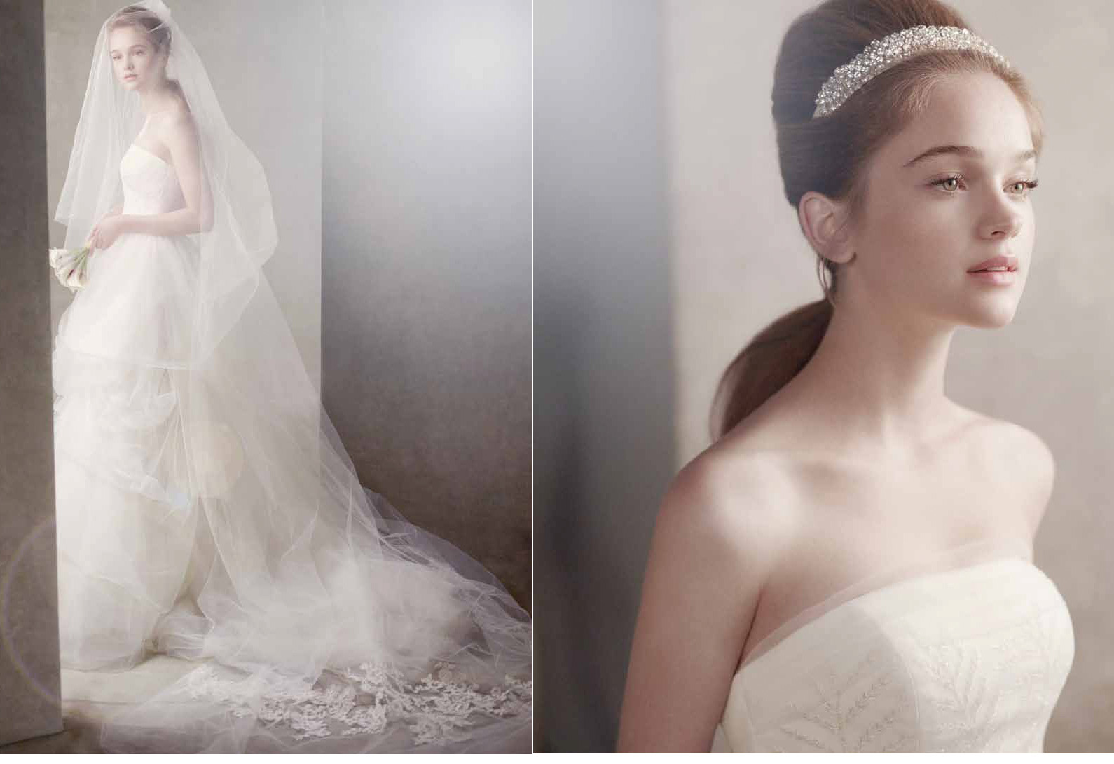 Vera Wang Wedding Veils
 Cheap Wedding Gowns line Blog The most romantic white