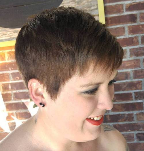 Very Short Hairstyles For Round Faces
 40 Cute Looks with Short Hairstyles for Round Faces