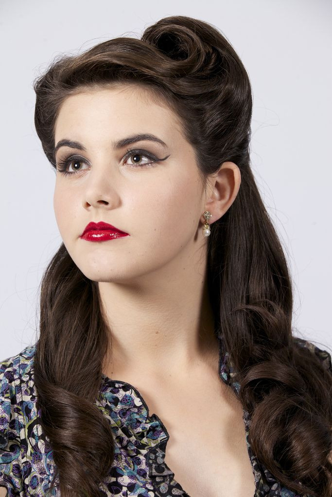 Vintage Hairstyle For Long Hair
 Hair & Makeup by Monica Riester in 2020