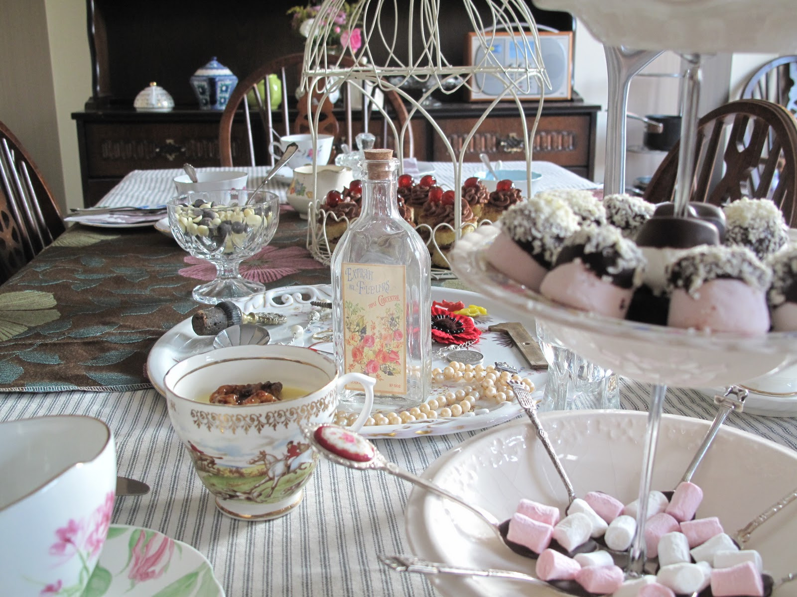 Vintage Tea Party Birthday Ideas
 The Secluded Tea Party A Midnight Feast Tea Party with