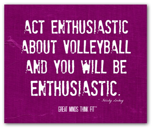 Volleyball Motivational Quotes
 Amazing Volleyball Quotes QuotesGram