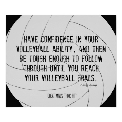 Volleyball Motivational Quotes
 Inspirational Volleyball Quotes QuotesGram