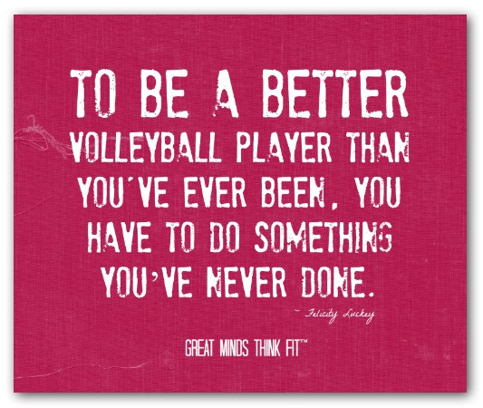 Volleyball Motivational Quotes
 Inspirational Volleyball Quotes QuotesGram