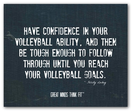 Volleyball Motivational Quotes
 Encouraging Volleyball Quotes QuotesGram
