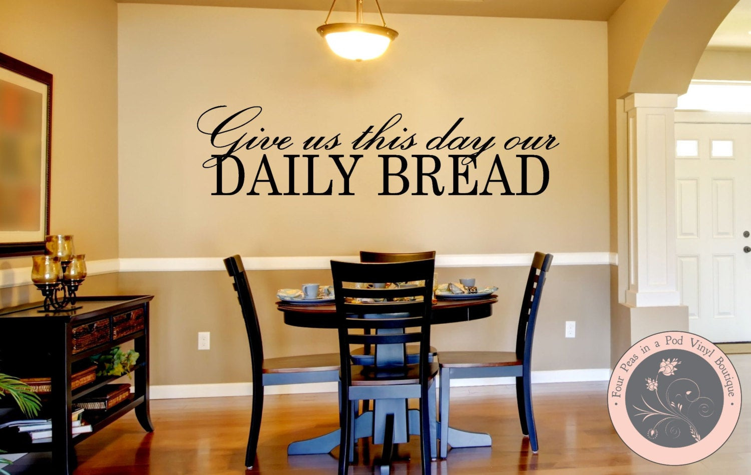 Wall Art For The Kitchen
 Kitchen Decor Kitchen Wall Decal Christian Wall Decal