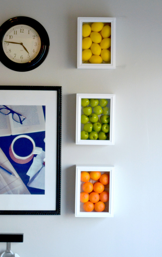 Wall Art For The Kitchen
 Colorful Kitchen Wall Art With Fake Fruits