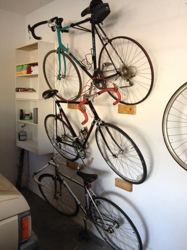 Wall Bike Rack DIY
 Burley Design on
