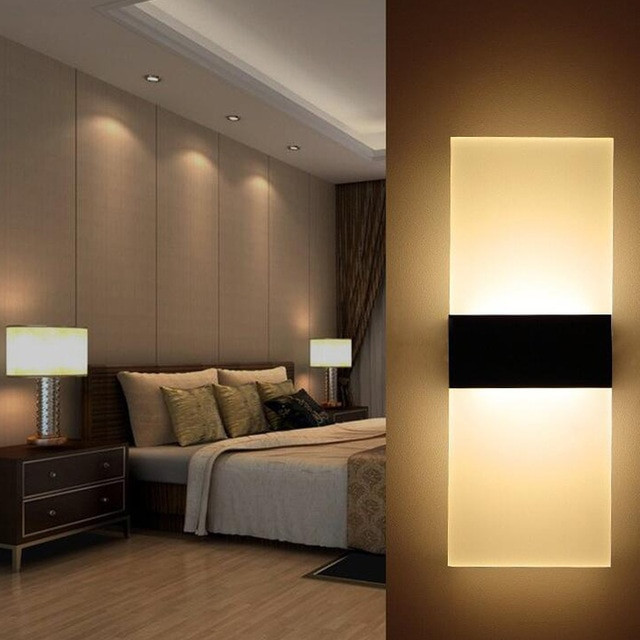 Wall Lighting Bedroom
 Modern LED Wall Lamp Acryl Metal Home Lighting Bedroom