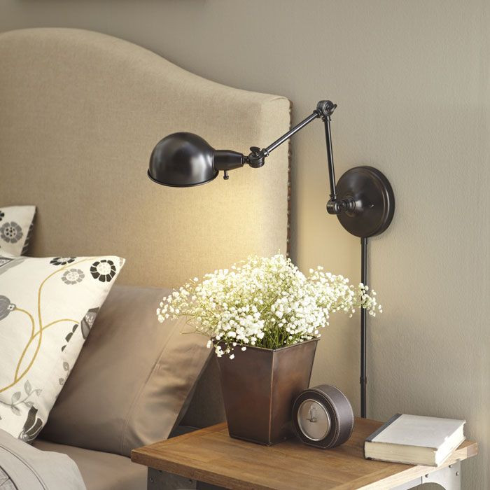 Wall Mounted Bedroom Lights
 Curl up with a good book or highlight a pretty bedside