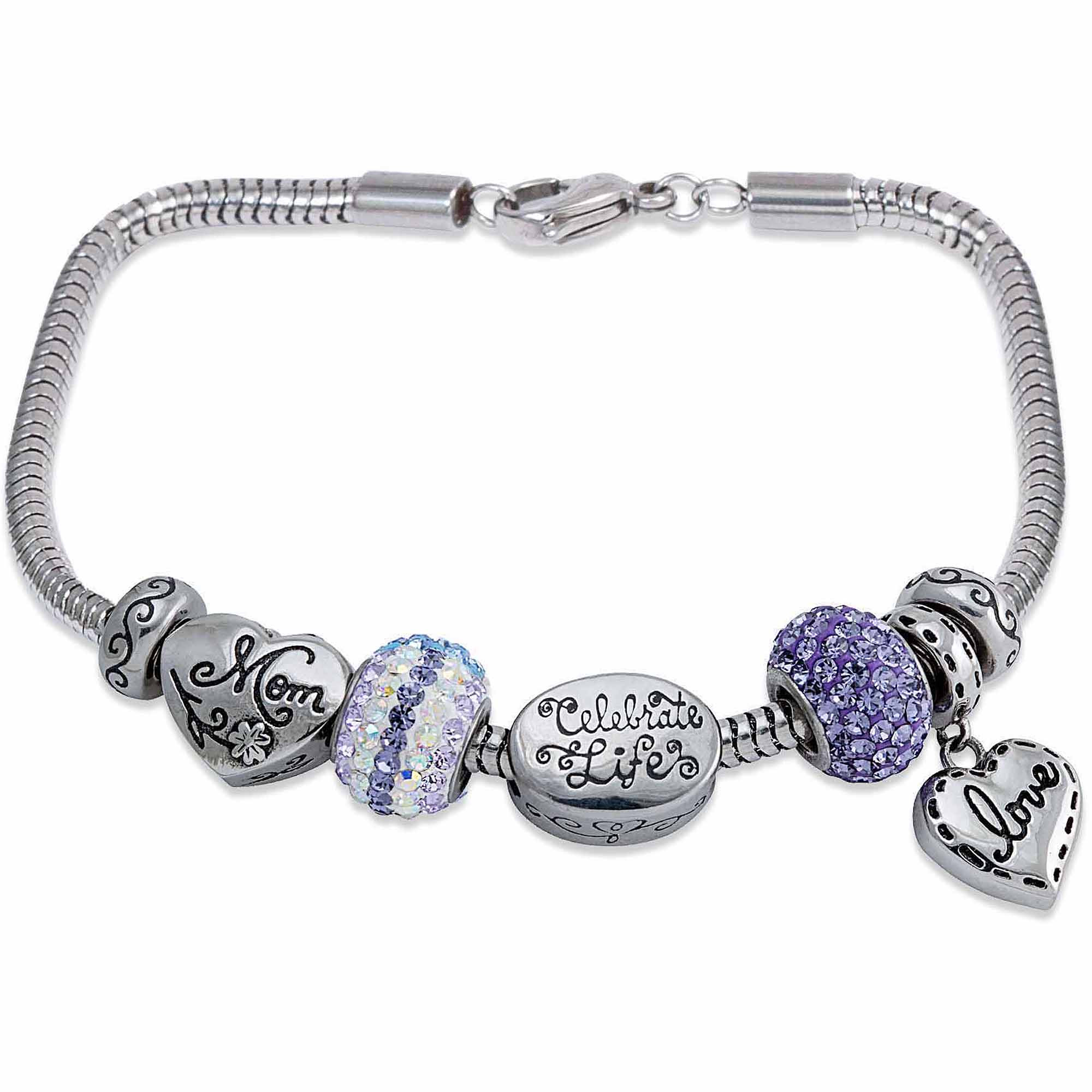 Walmart Jewelry Bracelets
 Connections from Hallmark Stainless Steel Limited