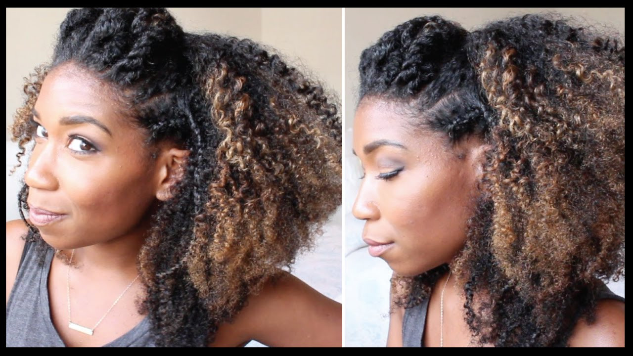 Wash And Go Hairstyles For Short Natural Hair
 Long Lasting Beautiful Edgy And Curly Natural Hairstyle