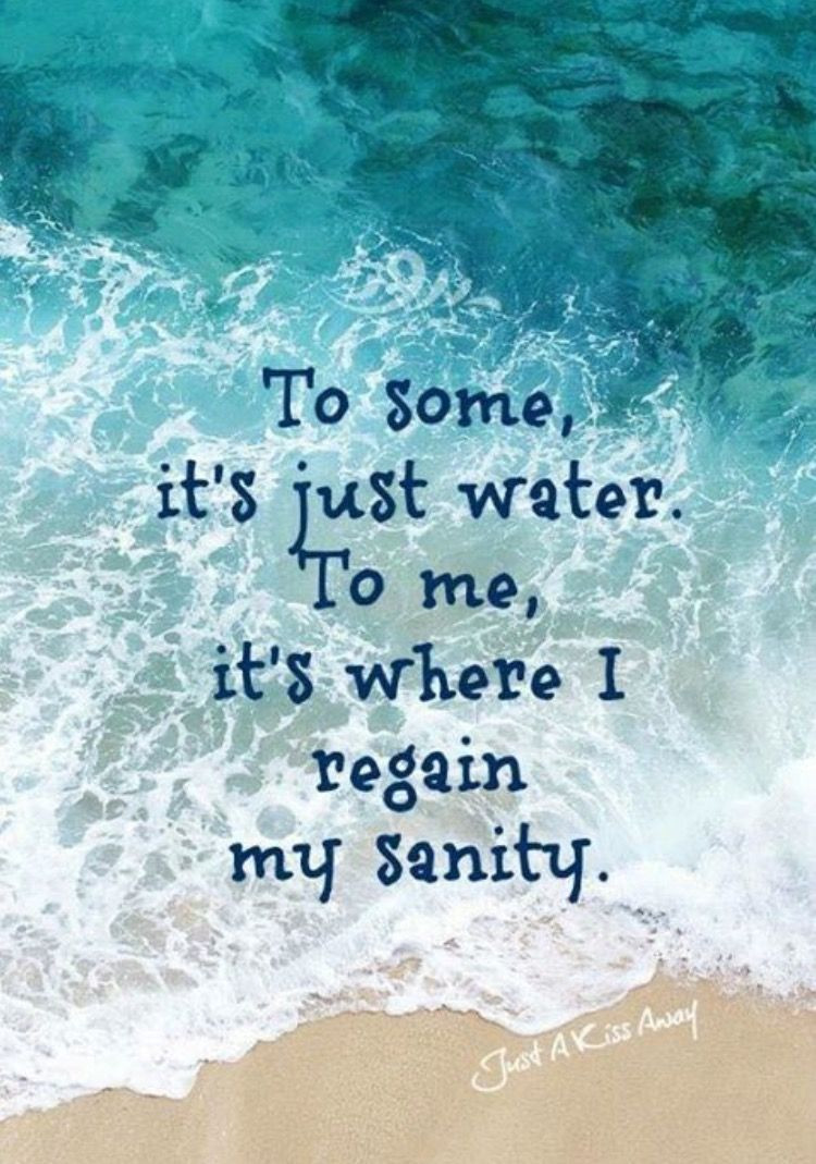 Water Inspirational Quotes
 Why I love the beach & miss it when I m not there Our