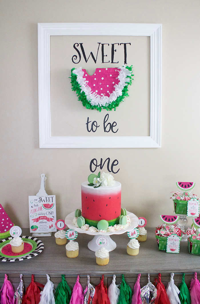 Watermelon Birthday Party
 A Watermelon First Birthday Party with Cricut — Jen T by