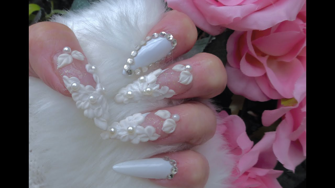 Wedding Acrylic Nails
 HOLLYWOOD SUPERSTAR WEDDING Acrylic & Gel NAILS