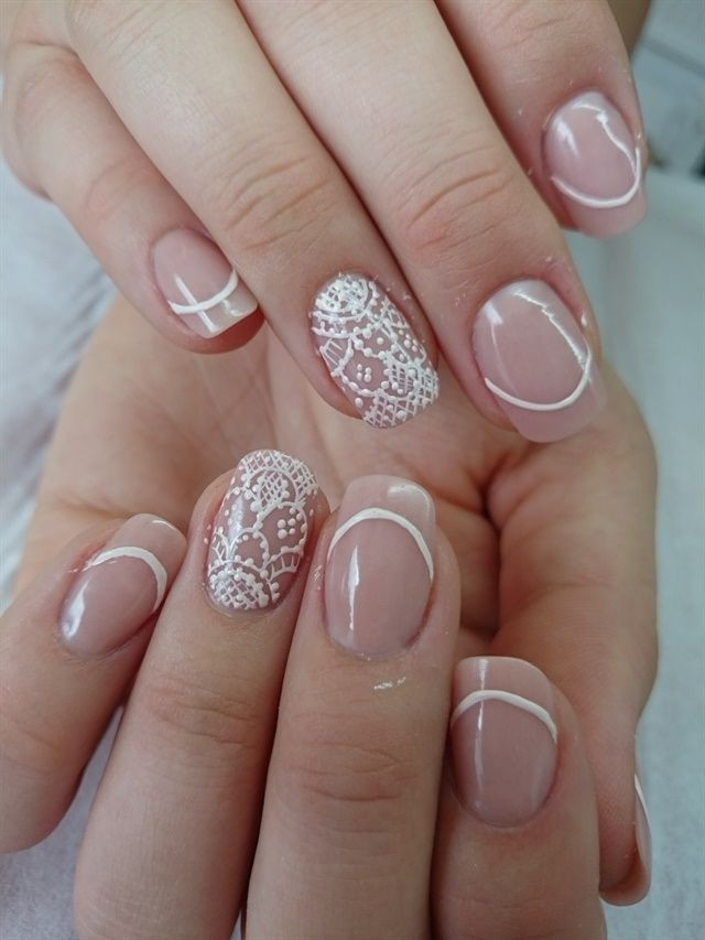 Wedding Acrylic Nails
 209 best Bridal Wedding Nail Art images on Pinterest