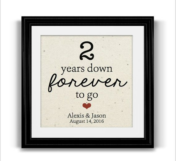 Wedding Anniversary Gifts For Husband
 Best 25 Second anniversary t ideas on Pinterest
