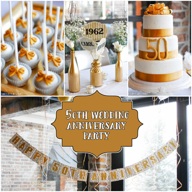 Wedding Anniversary Party Themes
 25th and 50th Anniversary Party Ideas Silver and Gold