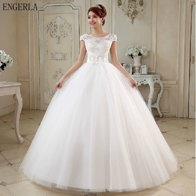 Wedding Ball Gowns
 Aliexpress Buy ENGERLA Bridal Gowns 2017 New White