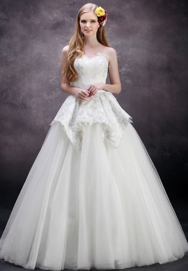 Wedding Ball Gowns
 WhiteAzalea Ball Gowns Ball Gown Wedding Dresses with