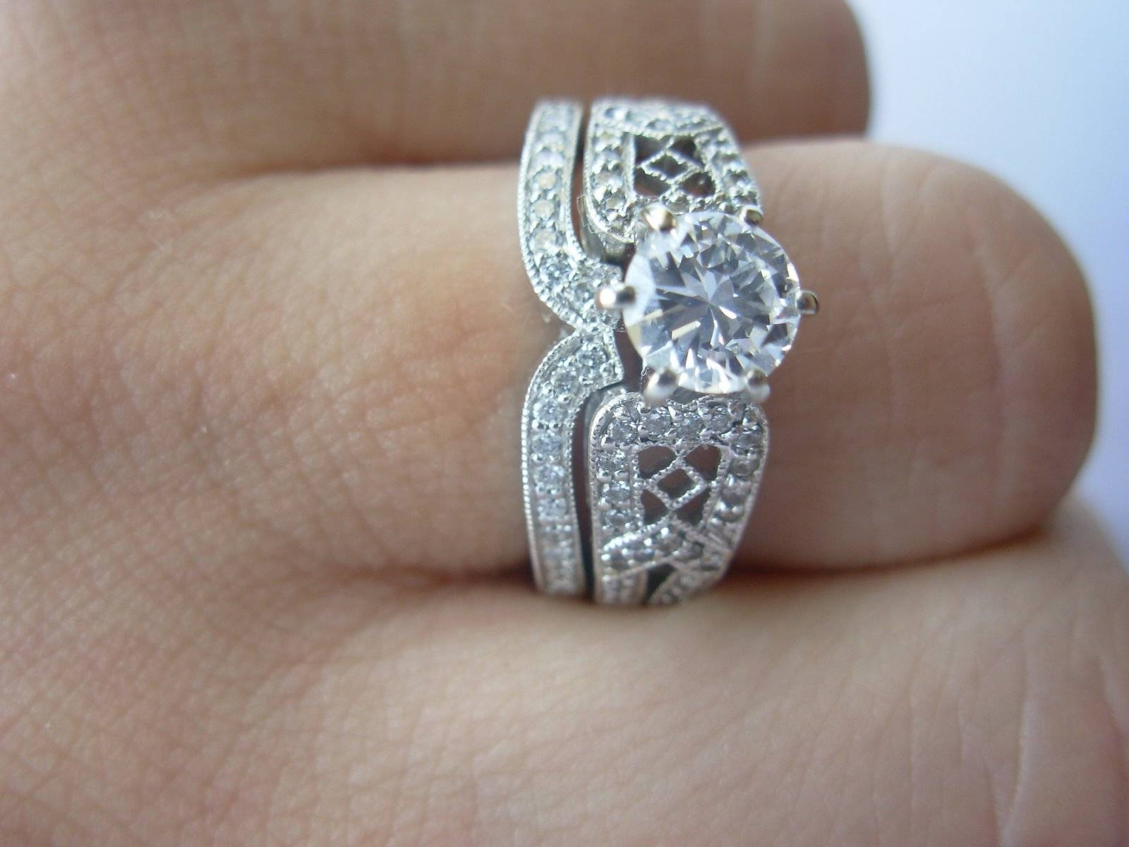 Wedding Bands And Engagement Rings
 15 Best Collection of Interlocking Engagement Rings And