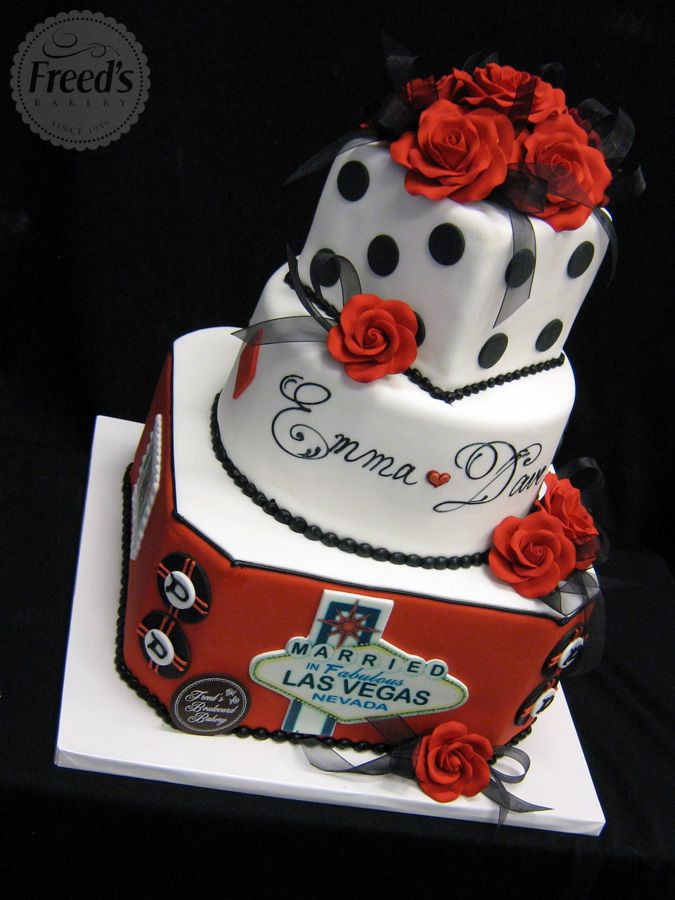 Wedding Cake Las Vegas
 Las vegas themed wedding cakes idea in 2017