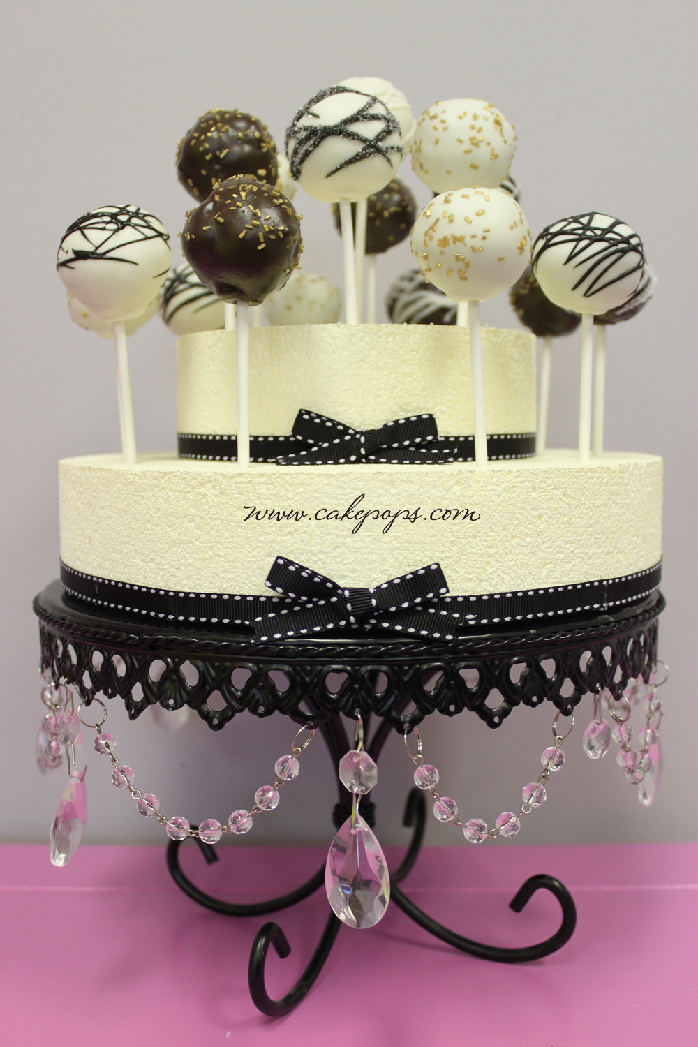 Wedding Cake Pop
 Candy s Cake Pops More Cake Pop Party Displays