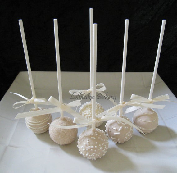 Wedding Cake Pop
 Wedding Favors Wedding Cake Pops Made to Order with High
