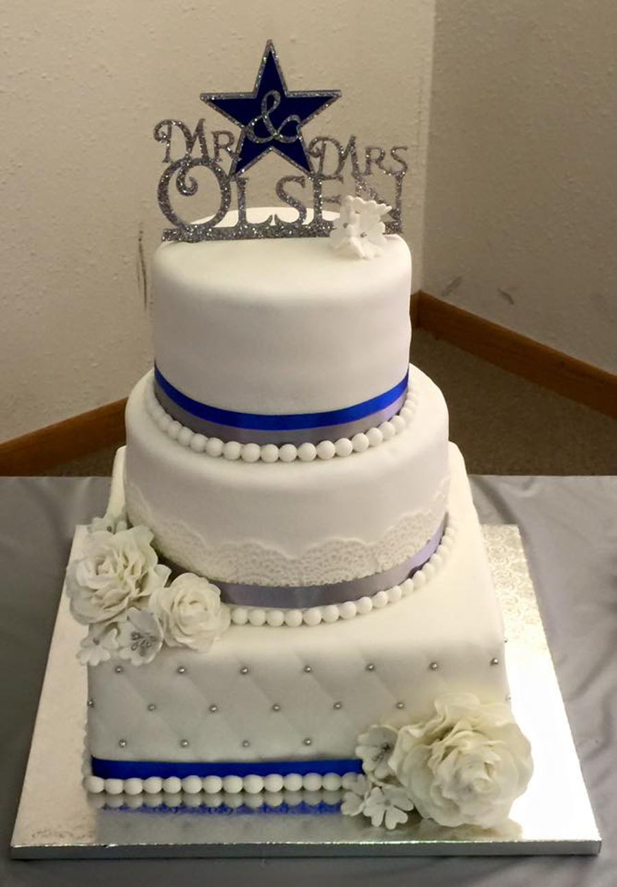 Wedding Cakes Dallas
 Dallas Cowboy Wedding Cake CakeCentral