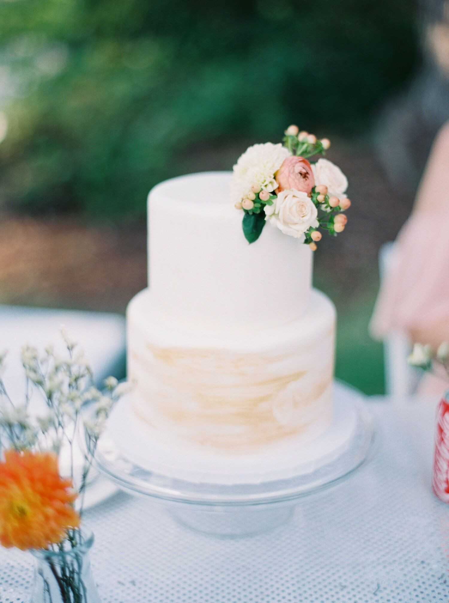 Wedding Cakes Simple
 Simple Two Tier Wedding Cake