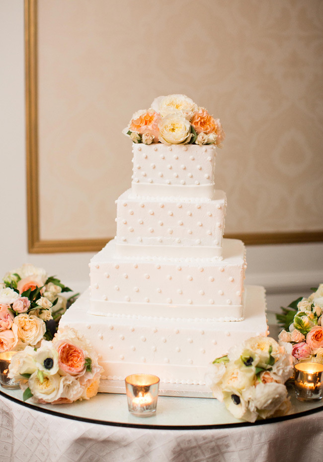 Wedding Cakes Square
 Classic Square Wedding Cake Elizabeth Anne Designs The