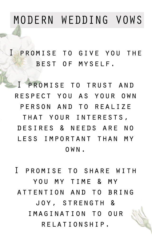 Wedding Ceremony Vows
 Modern Wedding Vows You ll Want To Steal Snippet & Ink