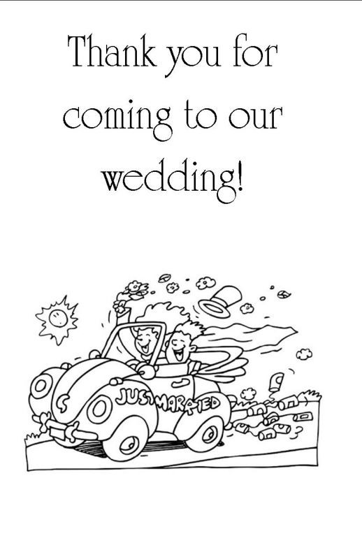 Wedding Coloring Book
 Kids’ coloring and activity book