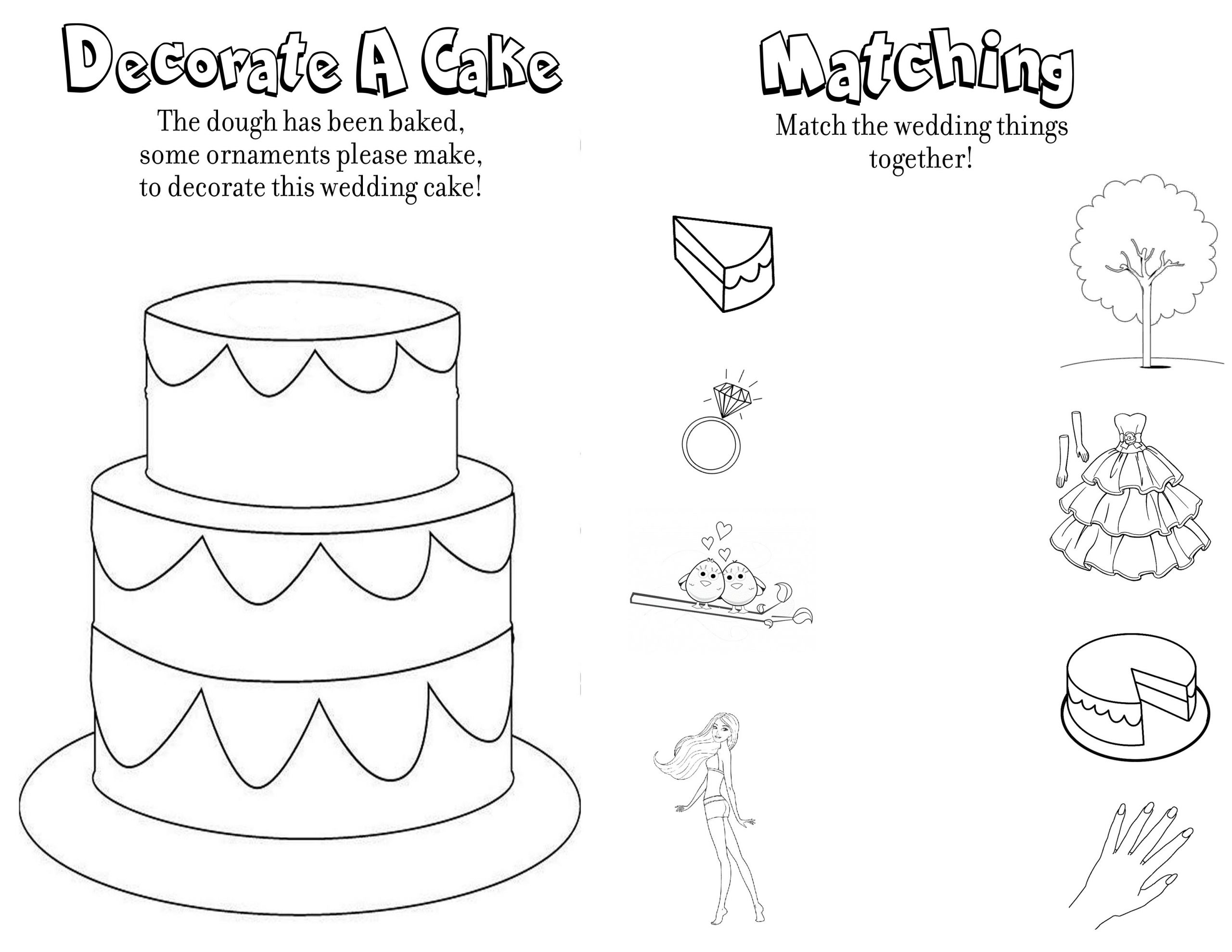 Wedding Coloring Book
 Wedding Coloring and Activity Book