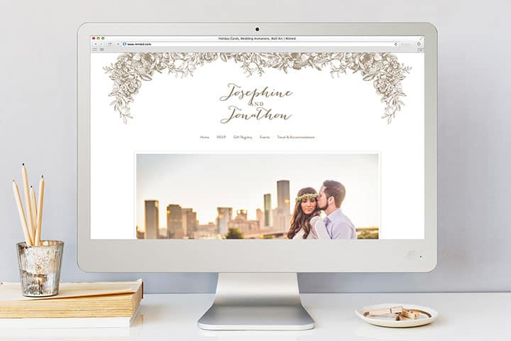 Wedding Decor Websites
 Minted Wedding Website Review 2019 with walkthrough