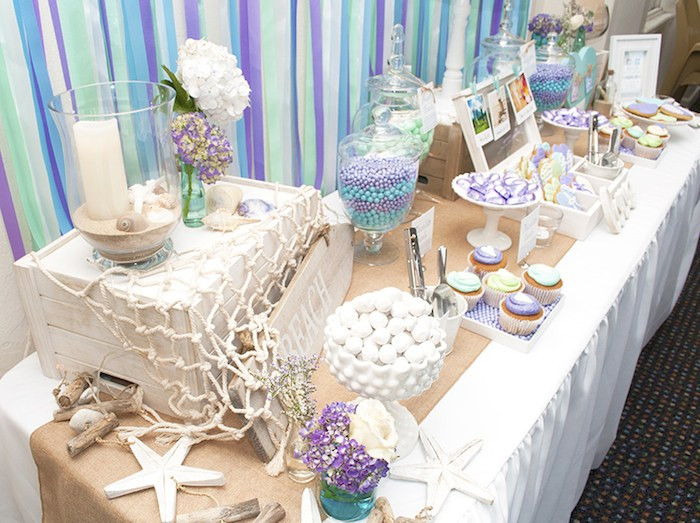 Wedding Engagement Party Ideas
 Kara s Party Ideas Beach Themed Engagement Party Planning