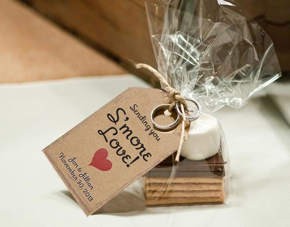 Wedding Favor Tags
 Smore Love Tags Rustic Wedding Favor Tags Smore Love by