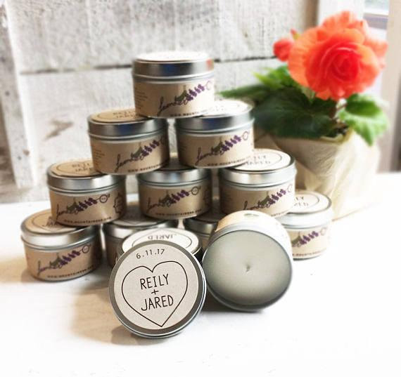 Wedding Favors In Bulk
 Soy Candle Favors wholesale wedding favors Rustic Wedding