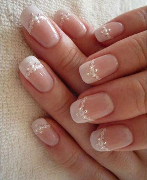 Wedding Finger Nails
 34 Classy Wedding Nail For Bride